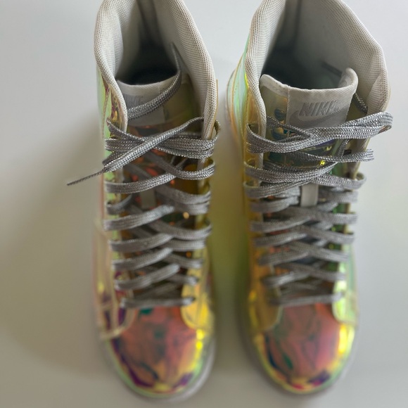 LIMITED EDITION Nike Blazer Mid PRM QS Iridescent WORN ONCE - Picture 7 of 8